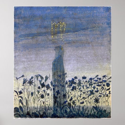 Ciurlionis - Zon passeert Maagd 1906 Poster (Voorkant)