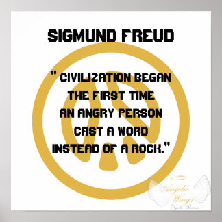 Civialisering! Sigmund Freud-Customize Poster