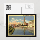 Civic Center, Columbus, Vintage Ohio Briefkaart (Voorkant / Achterkant)