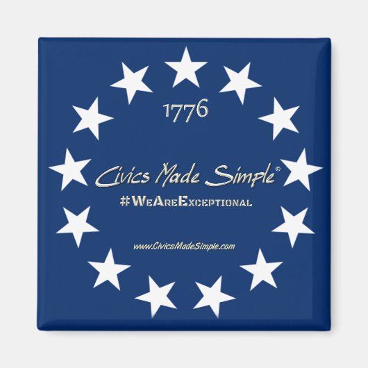 Civic maakte eenvoudige magneet (Voorkant)