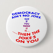 Civicaal Stijlvol Collectie Ronde Button 7,6 Cm (Voorkant)