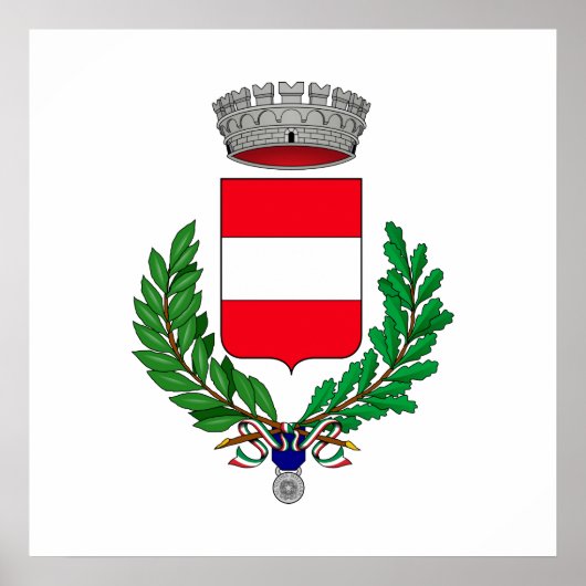 Cividale del Friuli Stemma, Italy Poster (Voorkant)