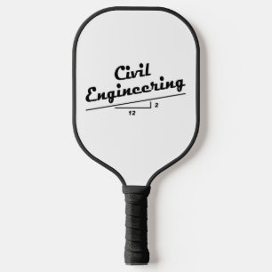 Civiel ingenieur helling pickleball paddle