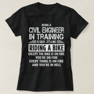 Civiel ingenieur in opleiding t-shirt