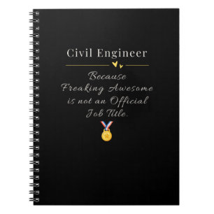 Civiel ingenieur notitieboek