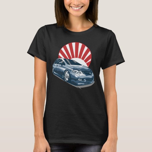 civiele auto t-shirt (Voorkant)