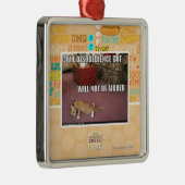 Civiele disgehoorzaamheidskat metalen ornament (Rechts)