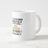 CIVIELE ENGINEER GROTE KOFFIEKOP (Voorkant rechts)