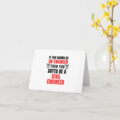 CIVIELE ENGINEER KAART (Gele Bloem)