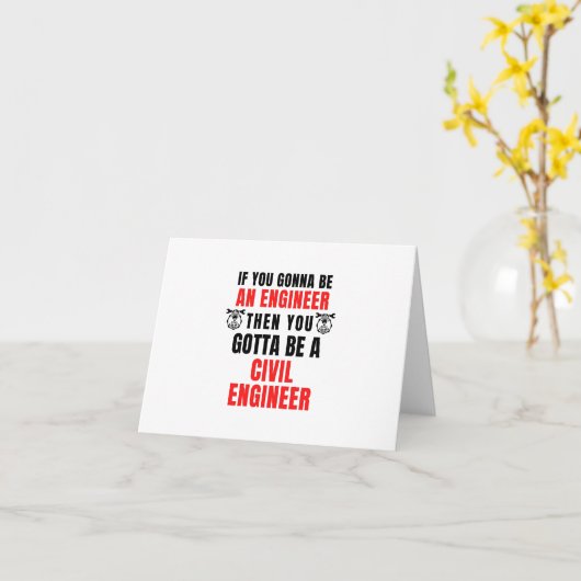 CIVIELE ENGINEER KAART (Gele Bloem)