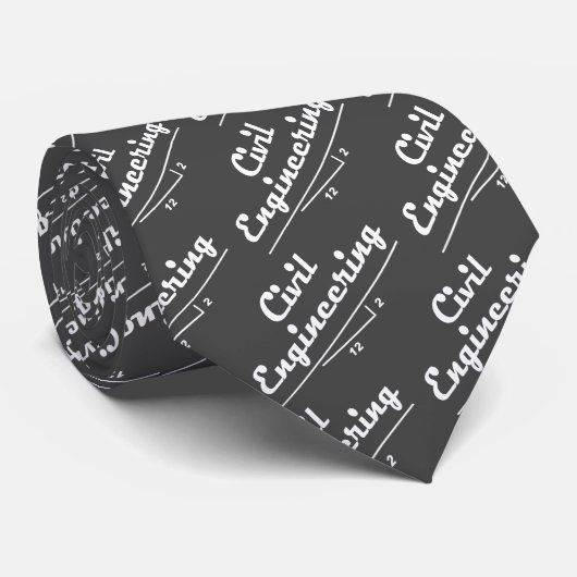 Civiele Engineer Slope Stropdas (Opgerold)