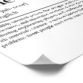 Civiele Ingenieur Definitie Leuke Techniek Verjaar Poster (Hoek)