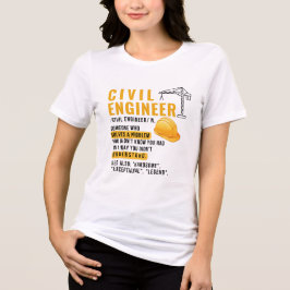 Civiele ingenieur Definitie T-shirt