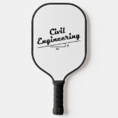 Civiele Ingenieur Helling Pickleball Paddle (Achterkant)