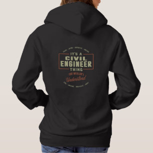 Civiele ingenieur hoodie