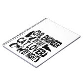 Civiele ingenieur houdt van katten notitieboek (Linkerzijde)