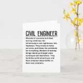 Civiele ingenieur kaart (Gele Bloem)