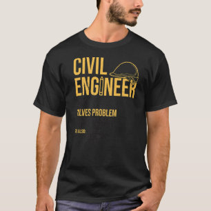 Civiele ingenieur Nieuwe Definitie Technische Rapp T-shirt