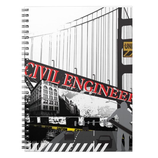 Civiele ingenieur notitieboek (Voorkant)