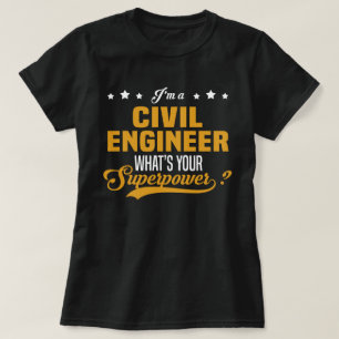 Civiele ingenieur t-shirt