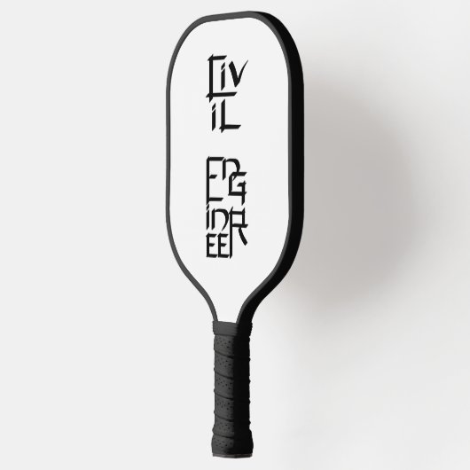 Civiele ingenieur Teken Pickleball Paddle (Links)