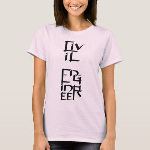 Civiele ingenieur Teken T-shirt