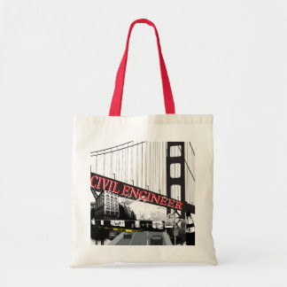 Civiele ingenieur tote bag