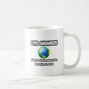 Civiele ingenieurs... De wereld verbeteren Koffiemok