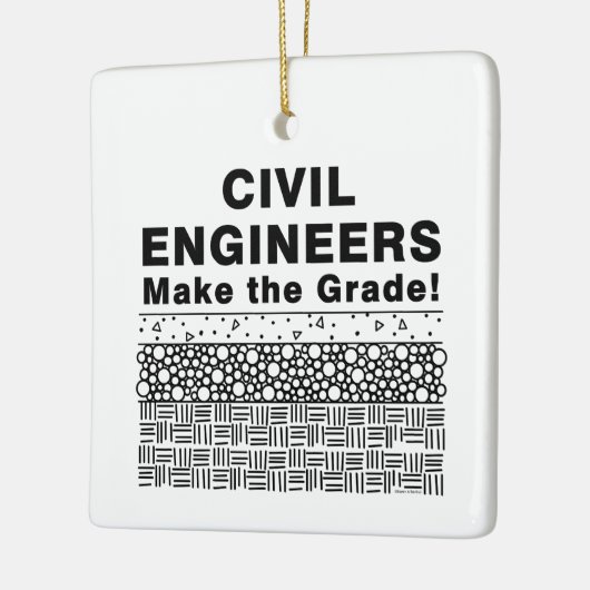 Civiele ingenieurs maken de klasse keramisch ornament (Links)