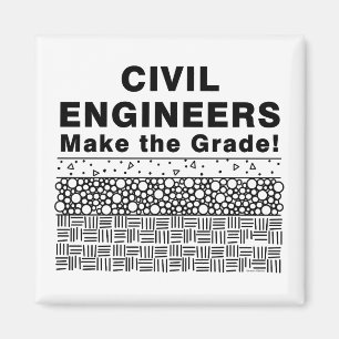 Civiele ingenieurs maken de klasse magneet