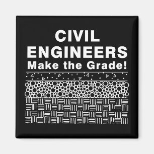 Civiele ingenieurs maken de klasse magneet