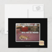 Civiele ongehoorzaamheid Cat Briefkaart (Voorkant / Achterkant)