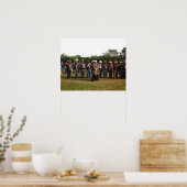 Civiele Oorlog Confederate Army of the South poste Poster (Keuken)