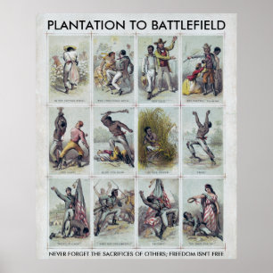 CIVIELE OORLOG: van plantage naar slagveld Poster