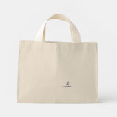 Civiele Plechtigheid Rechtbank Minimalistische Tro Mini Tote Bag (Achterkant)