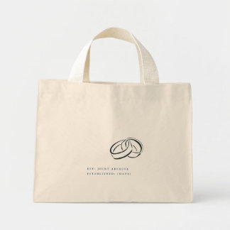 Civiele Plechtigheid Rechtbank Minimalistische Tro Mini Tote Bag