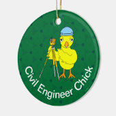  Civiele Techniek Chick Keramisch Ornament (Links)