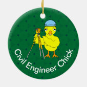  Civiele Techniek Chick Keramisch Ornament (Achterkant)