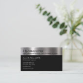 Civiele techniek en landonderzoek visitekaartje (Staand voorkant)