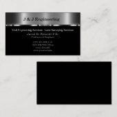 Civiele techniek en landonderzoek visitekaartje (Voorkant / Achterkant)