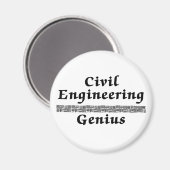 Civiele techniek Genius Magneet (Voorkant / Achterkant)