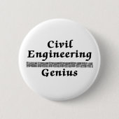 Civiele techniek Genius Ronde Button 5,7 Cm (Voorkant)