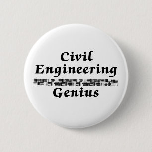 Civiele techniek Genius Ronde Button 5,7 Cm