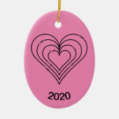 Civiele techniek Hart Keramisch Ornament (Voorkant)