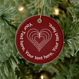 Civiele techniek Hart Keramisch Ornament