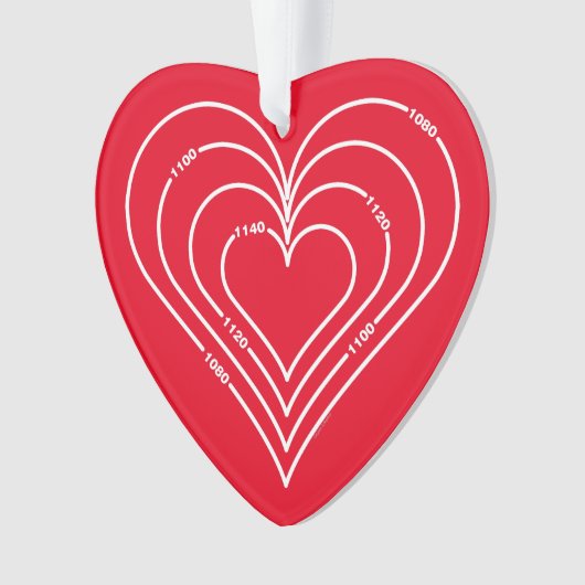 Civiele techniek Hart Ornament (voorkant)