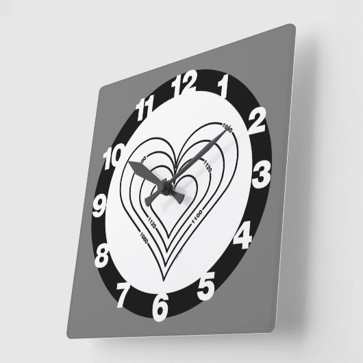 Civiele techniek Hart Vierkante Klok (Hoek)