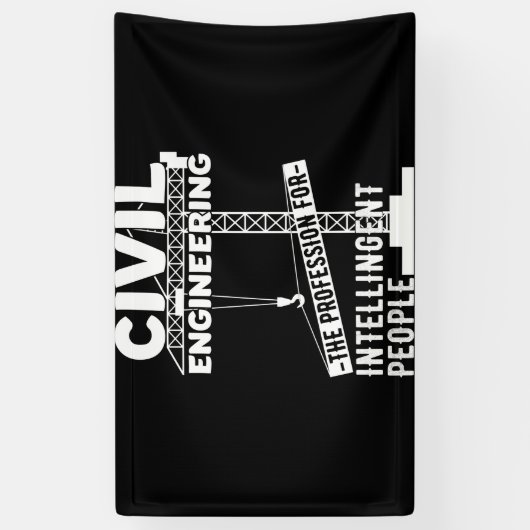 Civiele techniek: het beroep op intelligente spandoek (Verticaal)