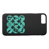 Civiele techniek iPhone 7 hoesje (Achterkant (Horizontaal))