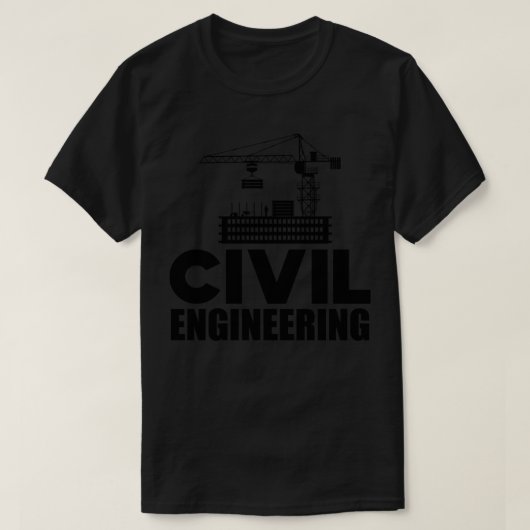 Civiele techniek t-shirt (Design voorkant)